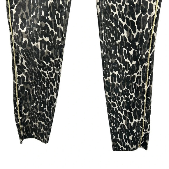 Driftwood Jackie Grey Cheetah Print Jeans Size 26 - Picture 5 of 9
